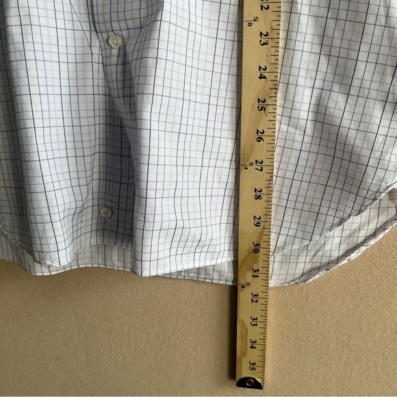 Ermenegildo Zegna Portifino Long Check Pattern Sleeve Shirt Size L - Picture 11 of 11